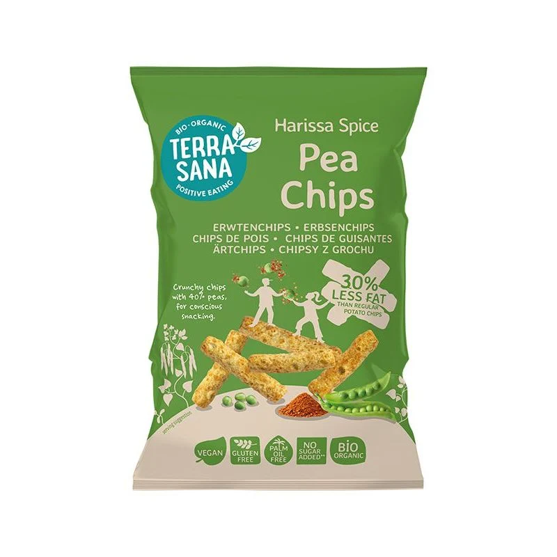 Terrasana Erwtenchips haris bio 75 gram
