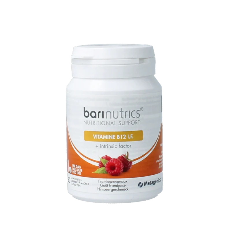Metagenics Vitamine B12 I.F. framboos 90 kauwtabletten