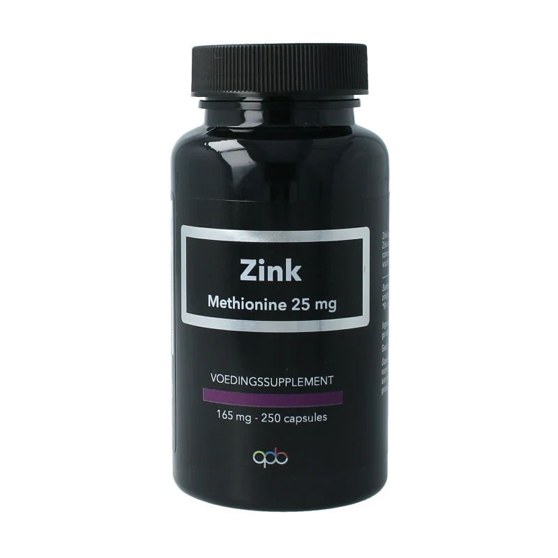 Apb Holland Zink L-Methionine 25mg 250 vcaps