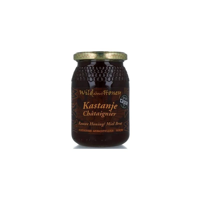 Wild About Honey Rauwe Kastanje Honing 500 gram