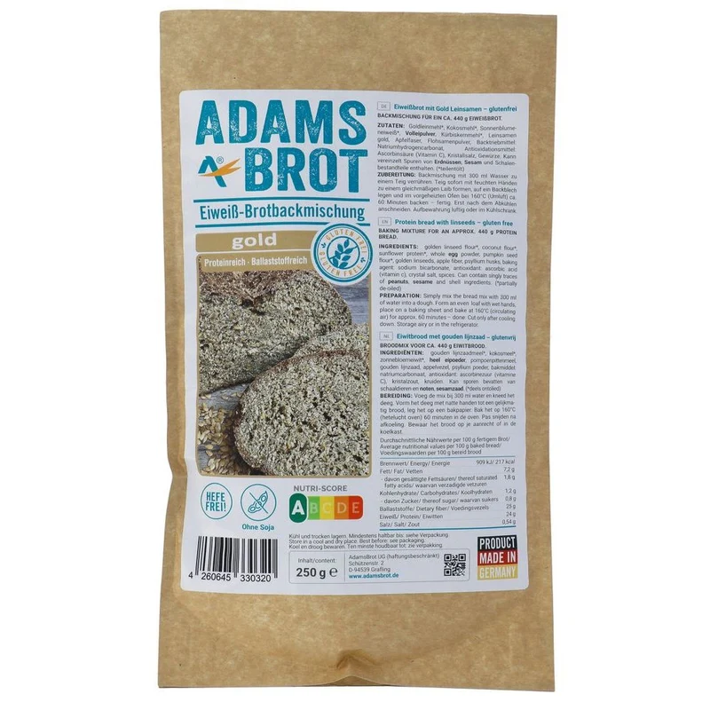 Adams Brot Broodmix Gold 250 gram