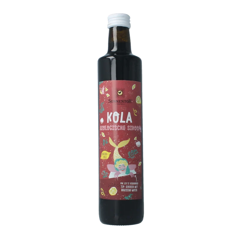 Sonnentor Kola cafeinevrij siroop alcoholvrij bio 500 ml