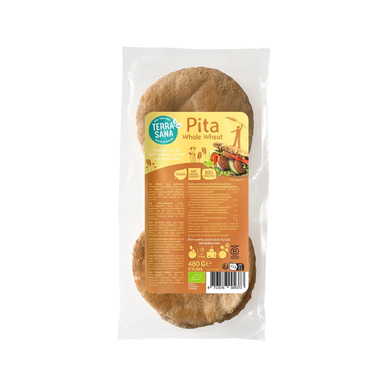 Terrasana Pitabrood volkoren bio 480 gram