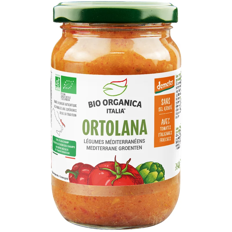 Bio Organica Pastasaus ortolana demeter 350 gram