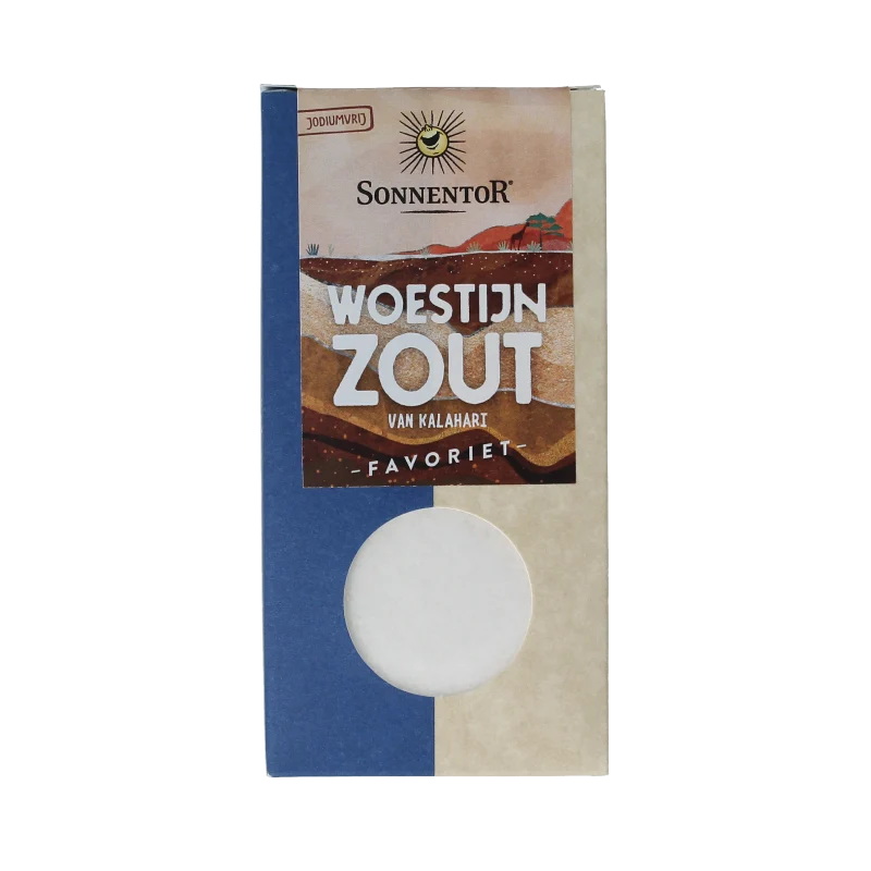 Sonnentor Kalahari woestijnzout fijn 150 gram