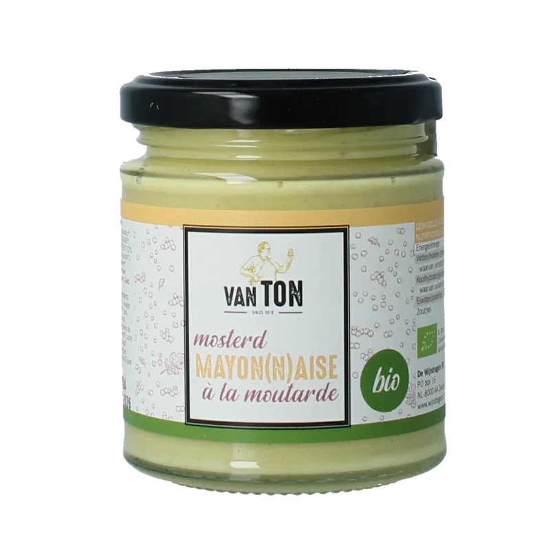 Van Ton Mosterd mayonaise bio 190 ml