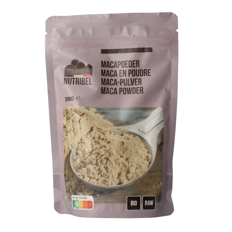 Nutribel Maca poeder raw bio 200 gram