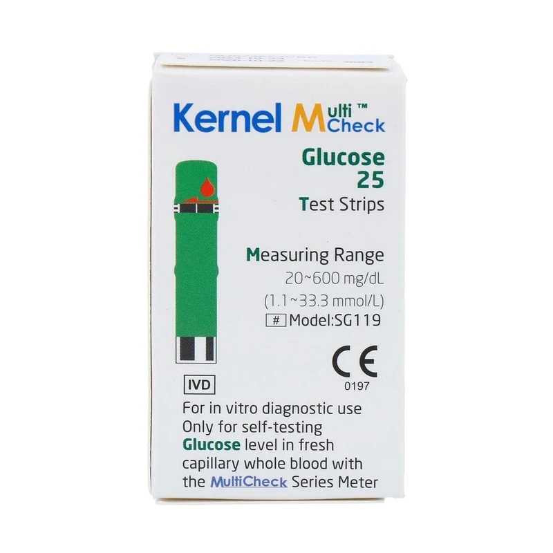 Testjezelf Multicheck Glucose Teststrips 25 stuks