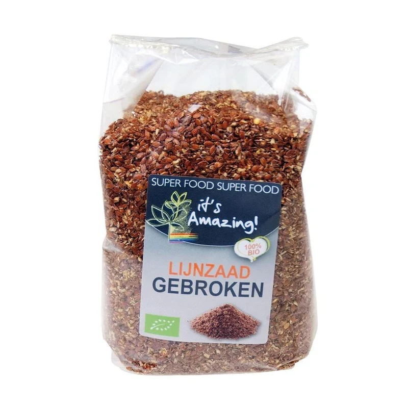 It's Amazing Lijnzaad Gebroken 400 gram
