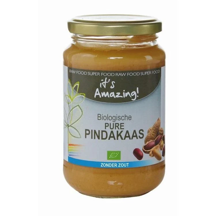 It's Amazing Pindakaas Zonder Zout 350 gram
