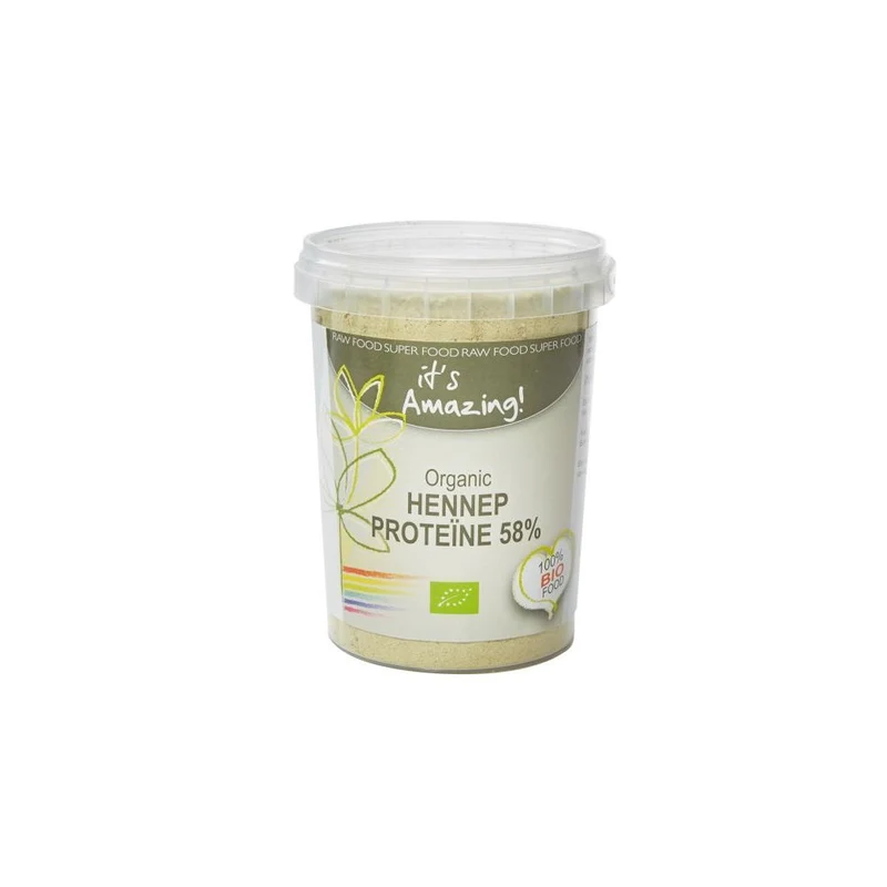 It's Amazing Organic Hennep Proteine 58% 300 gram