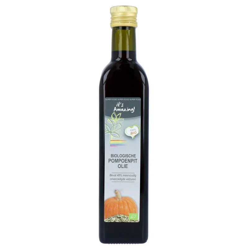It's Amazing Pompoenpit Olie Biologisch 500 ml