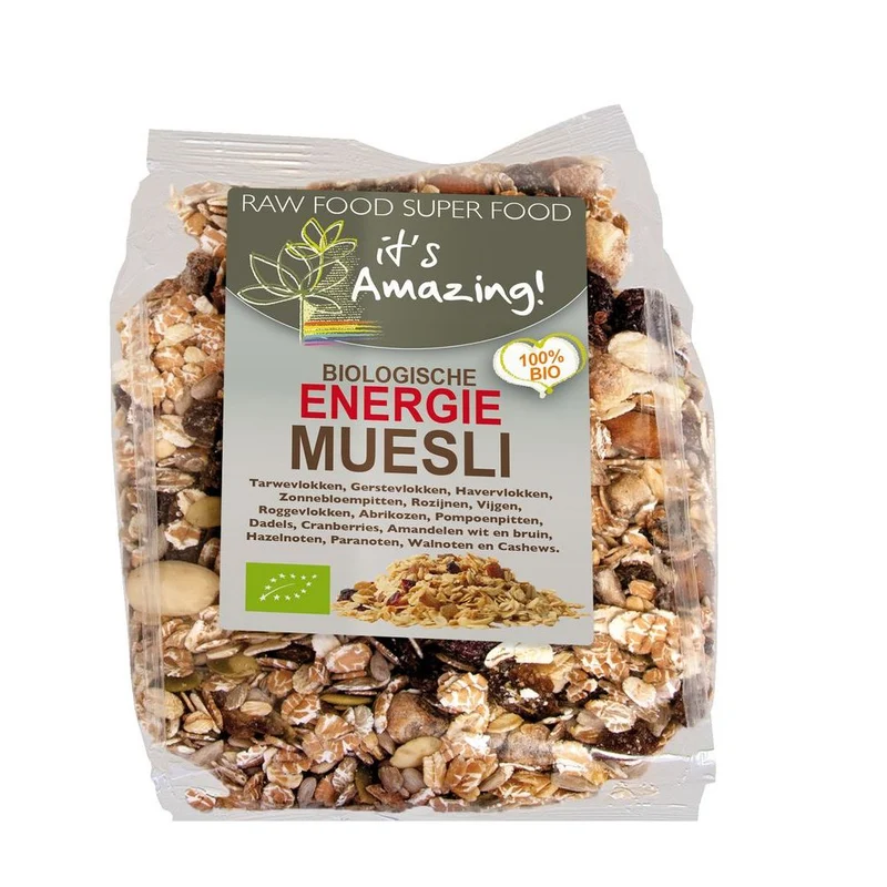 It's Amazing Biologische Energie Muesli 500 gram