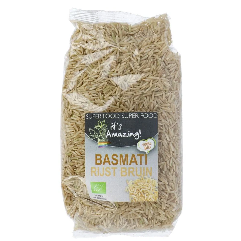 It's Amazing Basmati Rijst Bruin 500 gram