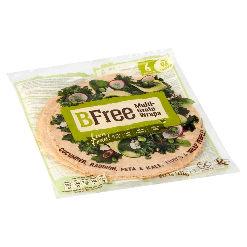 Bfree Multigranen wraps 6 stuks