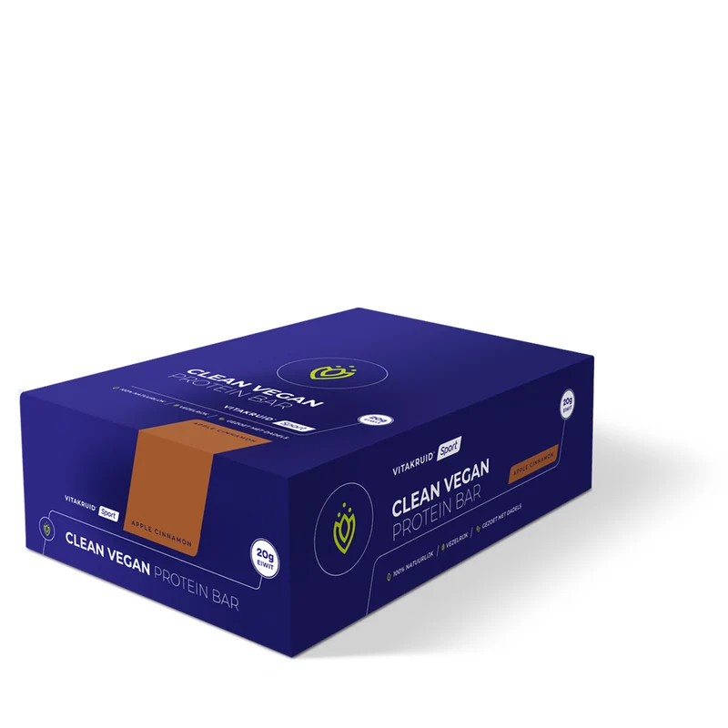 Vitakruid Clear Vegan Protein Bar Appel & Kaneel