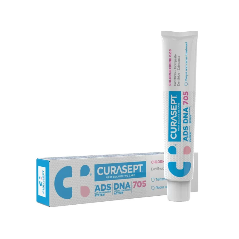 Curasept ADS DNA 705 CHX 0,05% gel-tandpasta 75 ml