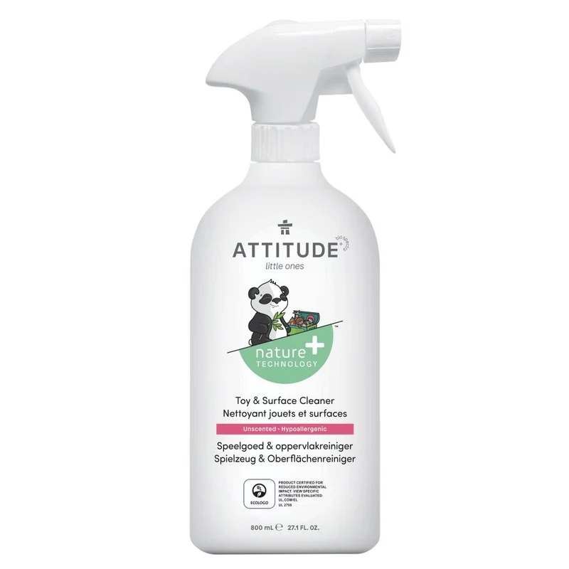 Attitude Nature+ Little Ones Speelgoed & Oppervlakreiniger 800 ml