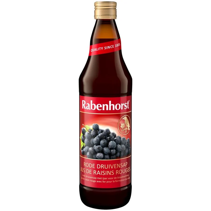 Rabenhorst Druivensap & IJzer 750 ml