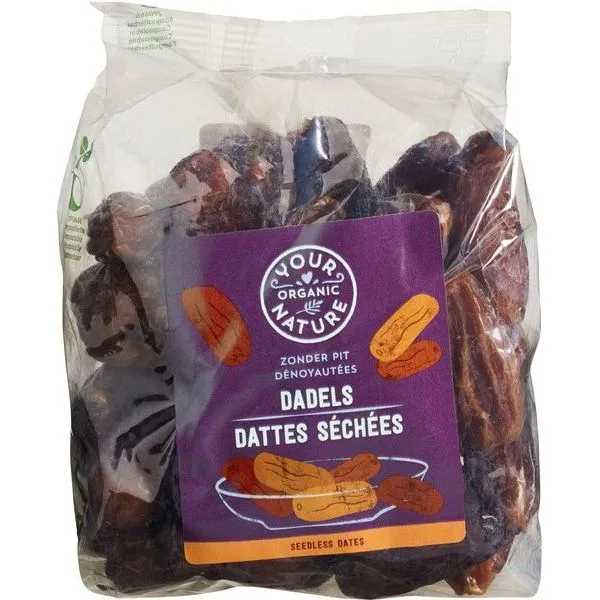 Your Organic Nature Gedroogde Dadels Zonder Pit 300 gram