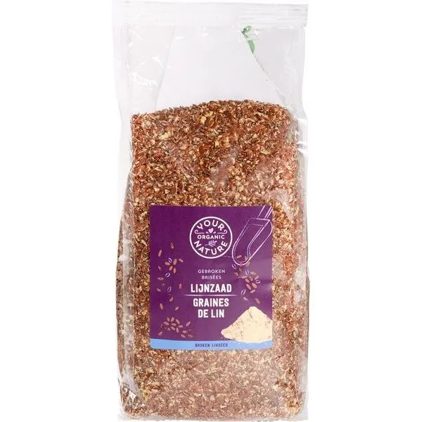 Your Organic Nature Gebroken Lijnzaad 400 gram