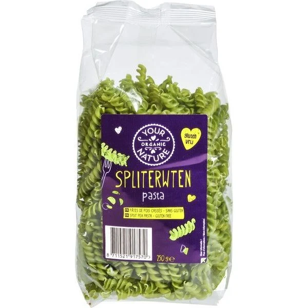 Your Organic Nature Spliterwten Fusilli 250 gram