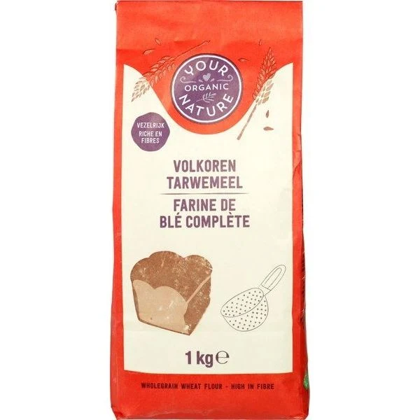 Your Organic Nature Tarwemeel Volkoren 1 kg