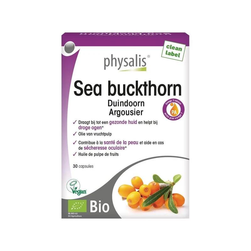 Physalis Sea Buckthorn Biologisch 30 capsules