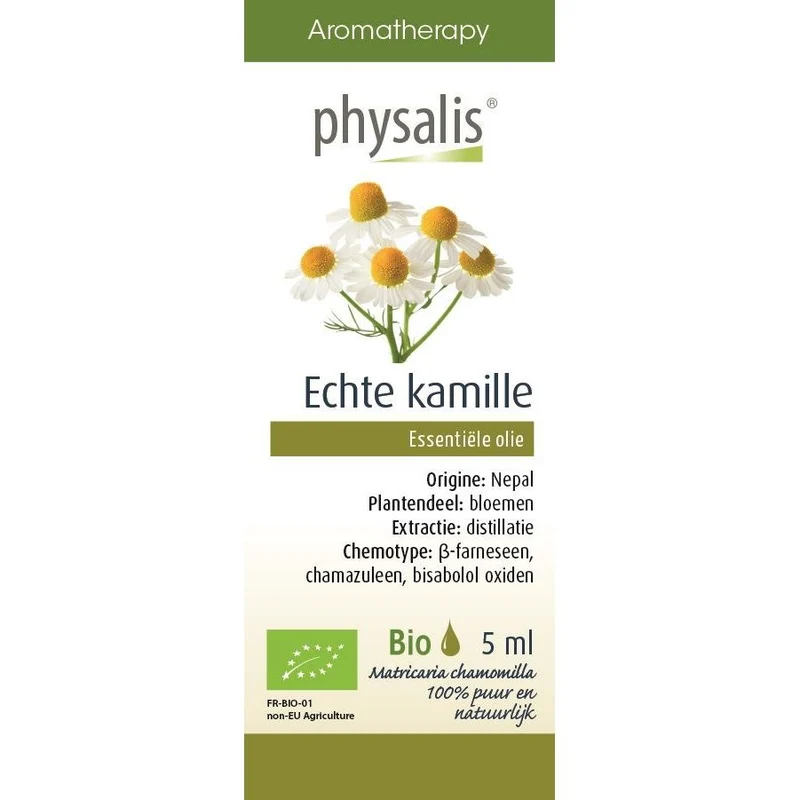 Physalis Aromatherapy Echte Kamille Essentiele Olie Bio 5 ml