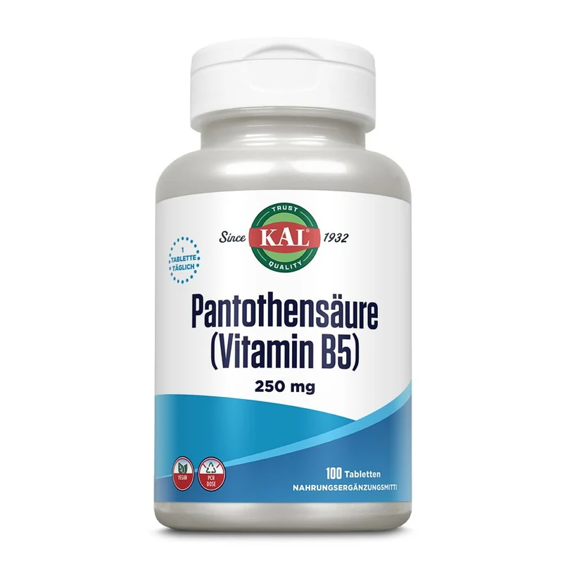 Kal Vitamine B 5 250 mg 100 tb