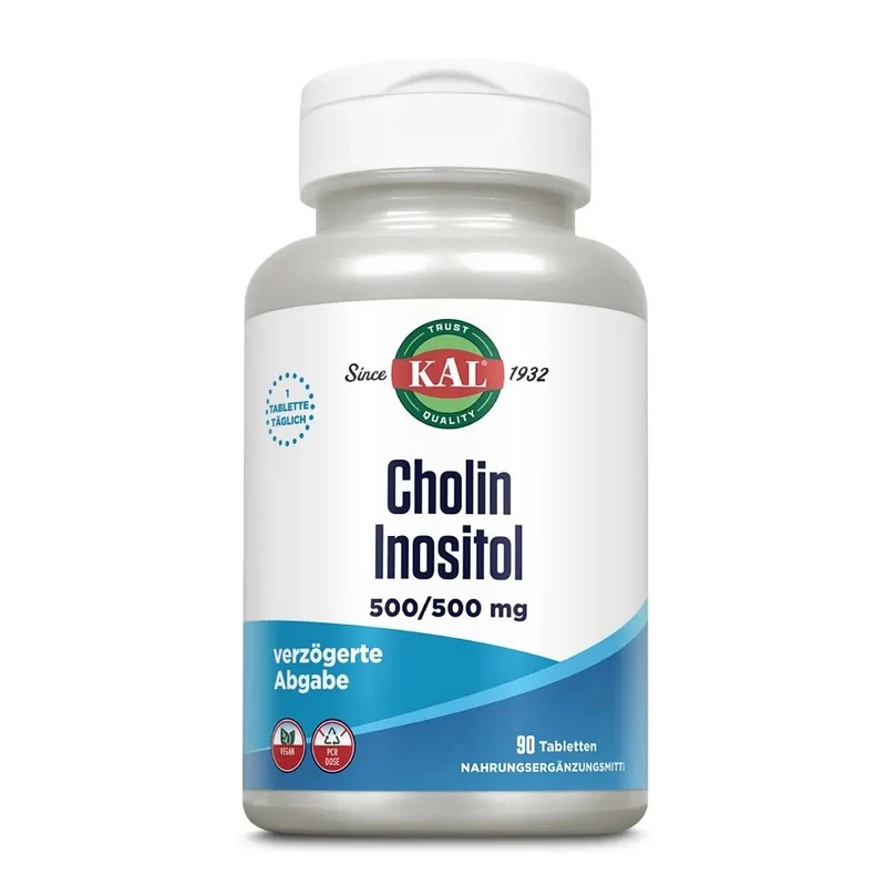 KAL Cholin & Inositol 500/500mg 90 tb