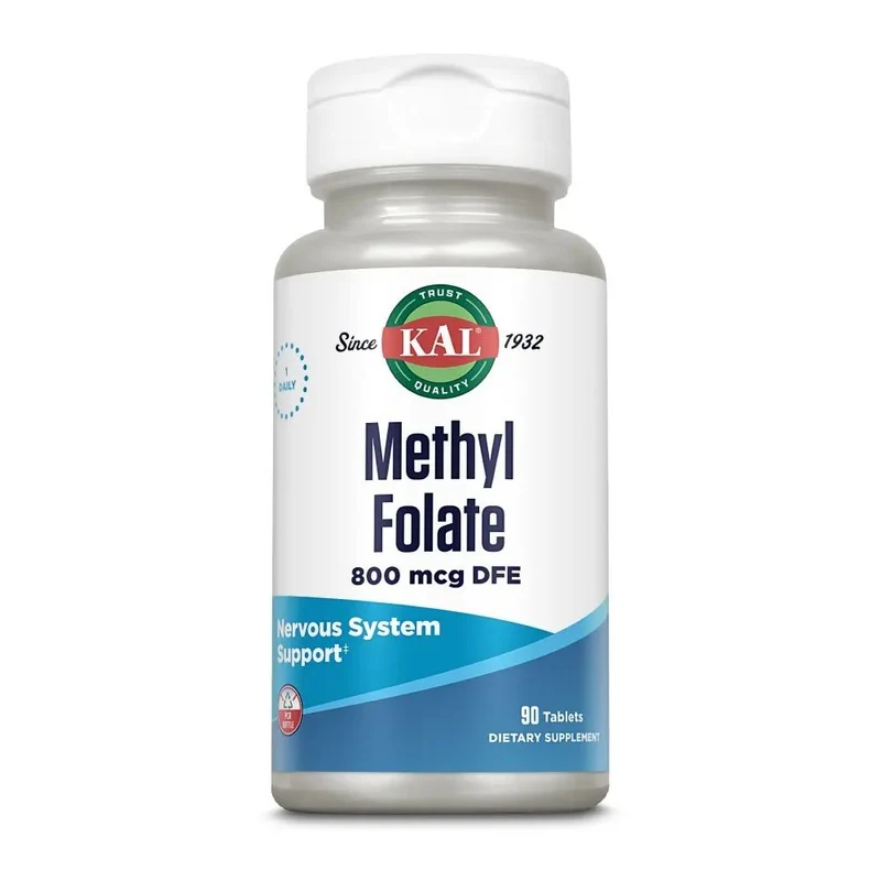 KAL Methylfolaat 800mcg (Ultra Foliumzuur) 90 tabletten