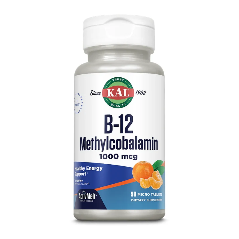 Kal Vitamine B12 Methylcobalamin ActiveMelt 1000mcg 90 tabletten