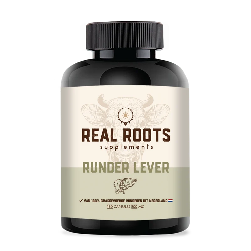 Real Roots Runder Lever 180 capsules