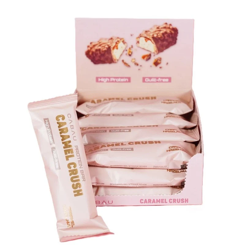 Cabau Lifestyle Protein Bar Caramel Crush 60 gram
