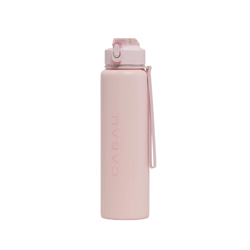 Cabau Lifestyle Bloom Bottle - Stainless Steel Pink