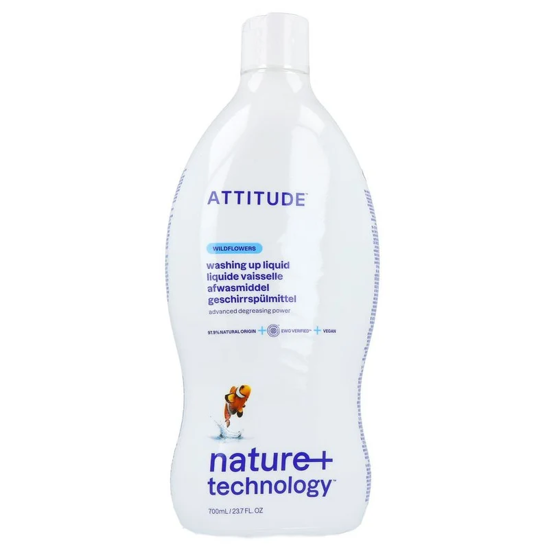 Attitude Nature+ Afwasmiddel Wildflowers 700 ml