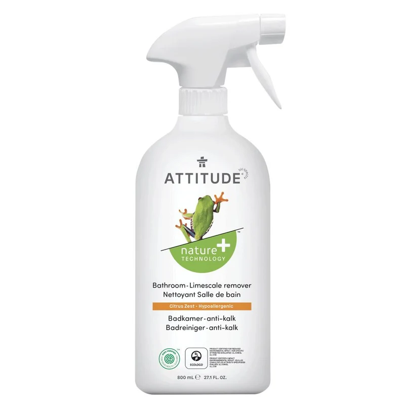 Attitude Nature+ Badkamer Anti Kalk Spray Citrus Zest 800 ml