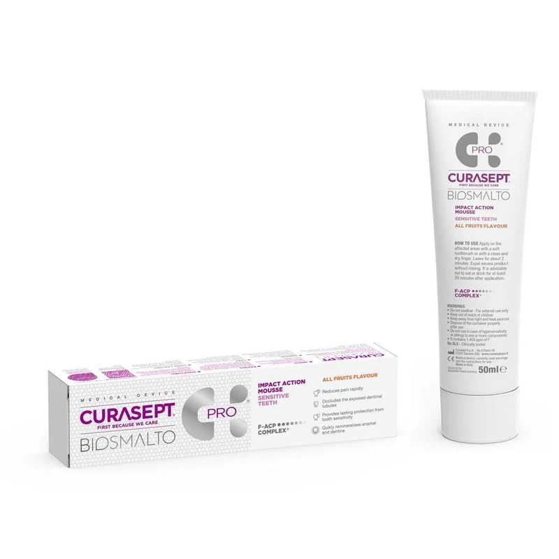 Curasept Biosmalto Mousse Gevoelige Tanden