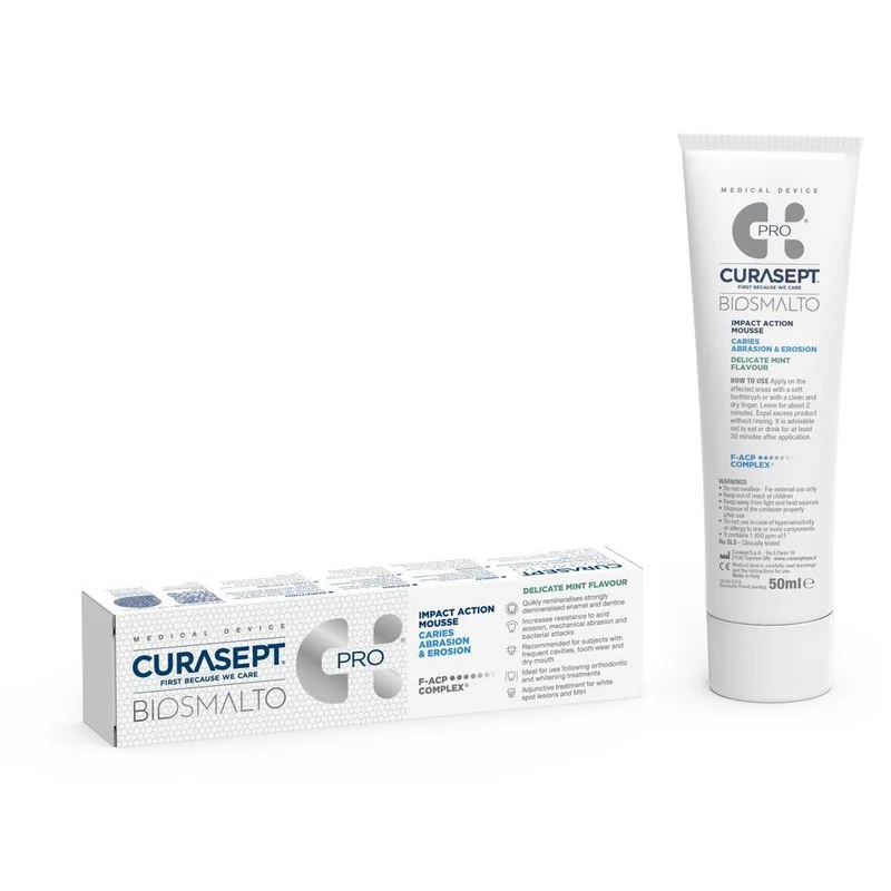 Curasept Biosmalto Mousse Cariës, Erosie & Slijtage