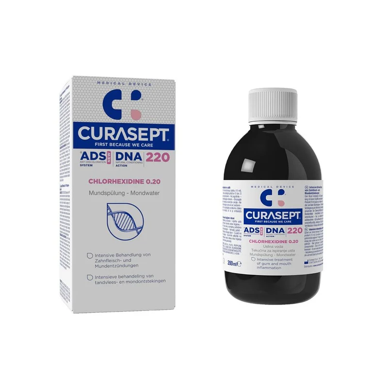 Curasept Mondspoeling chloorhexidine 0,20% 200 ml