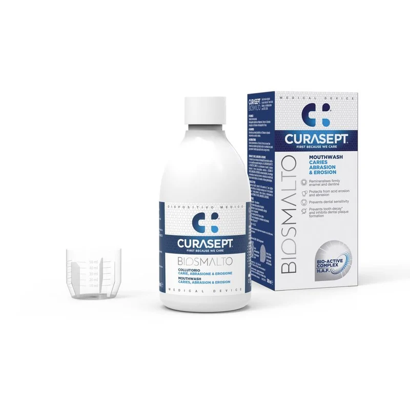 Curasept Biosmalto Mondspoelmiddel Cariës, Erosie & Slijtage