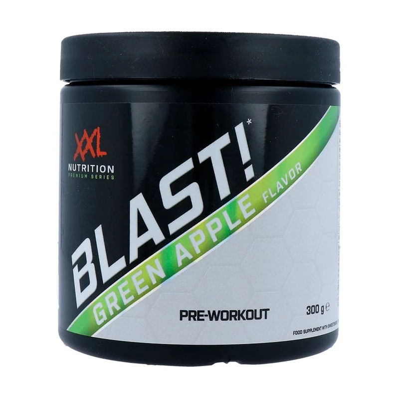 XXL Nutrition Blast! Pre Workout Green Apple 300 gram
