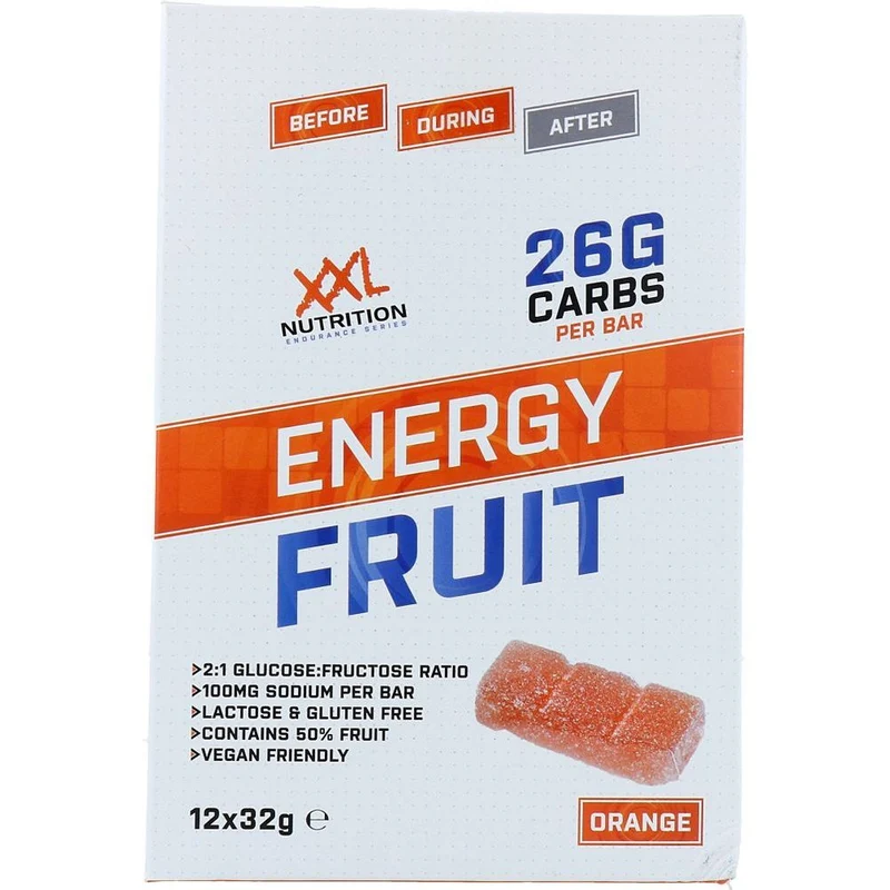 XXL Nutrition Energy fruit Orange 384 gram