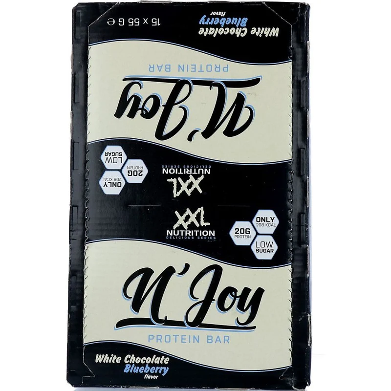 XXL Nutrition N'Joy Protein Bar White Chocolate & Blueberry 55 gram