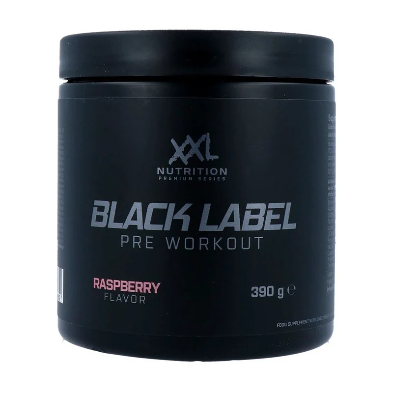 XXL Nutrition Black Label Raspberry 390 gram