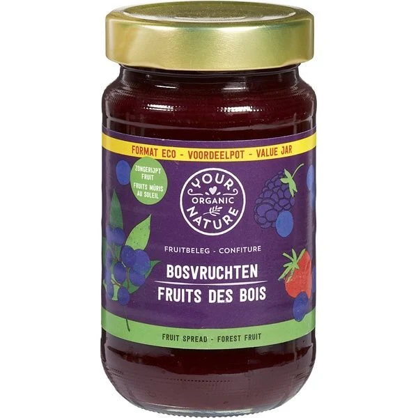 Your Organic Nature Fruitbeleg bosvruchten bio 375 gram