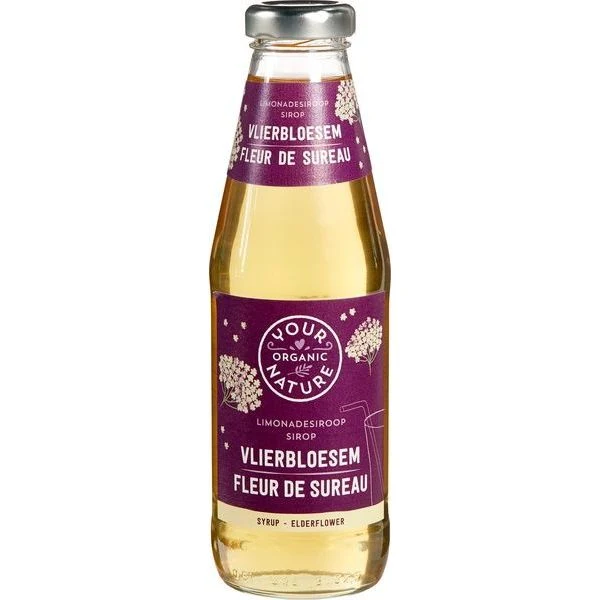 Your Organic Nature Limonadesiroop vlierbloesem bio 500 ml