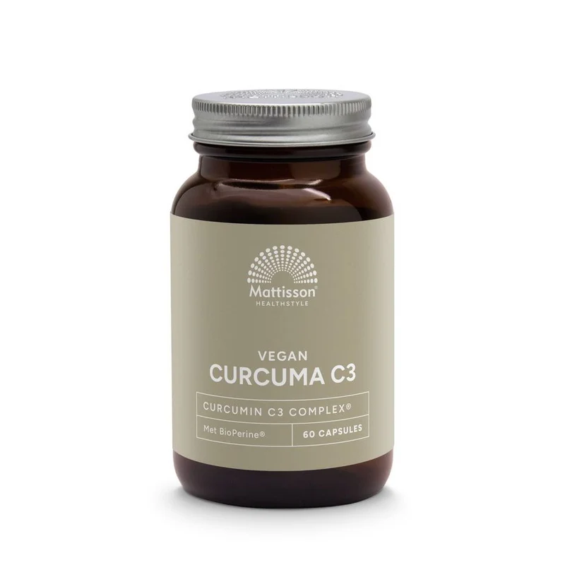 Mattisson Curcumin C3 bioperine 500 mg vegan 60 vcaps