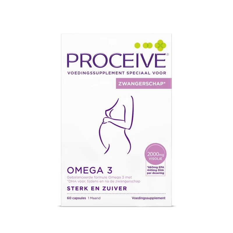 Proceive Kinderwens & zwangerschap omega 3 60 capsules